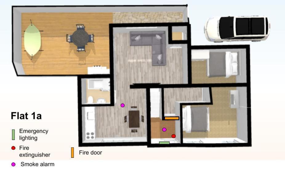 Ferienwohnung Private Deck With Newly Refurbished Flat Attached! Cirencester Exterior foto